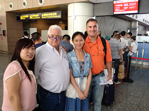 American customers visit