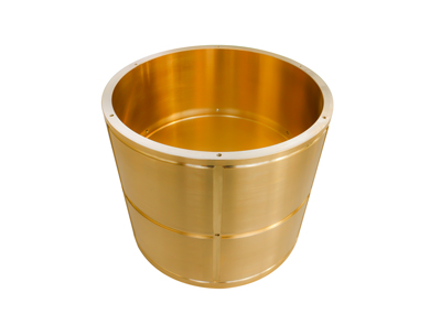 Oil groove bronze bushing