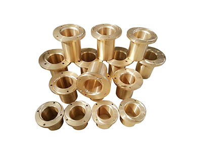 Graphite flange sliding bushing