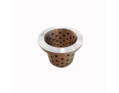 Graphite flange sliding bushing