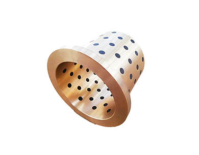 Graphite flange sliding bushing