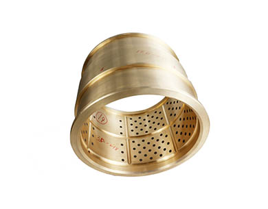 Graphite flange sliding bushing